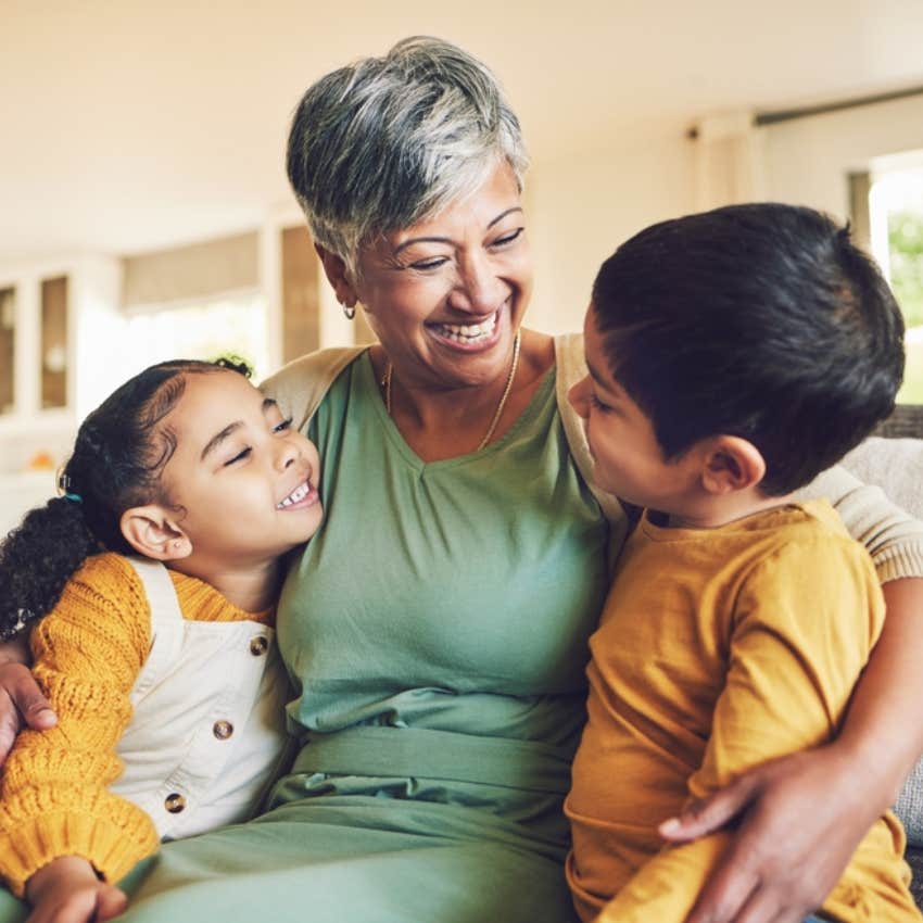 grandma and grandchildren 