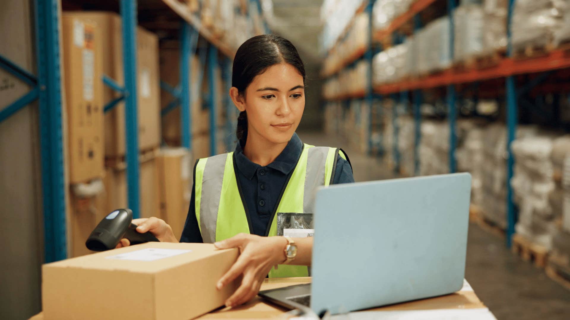 woman working in factory