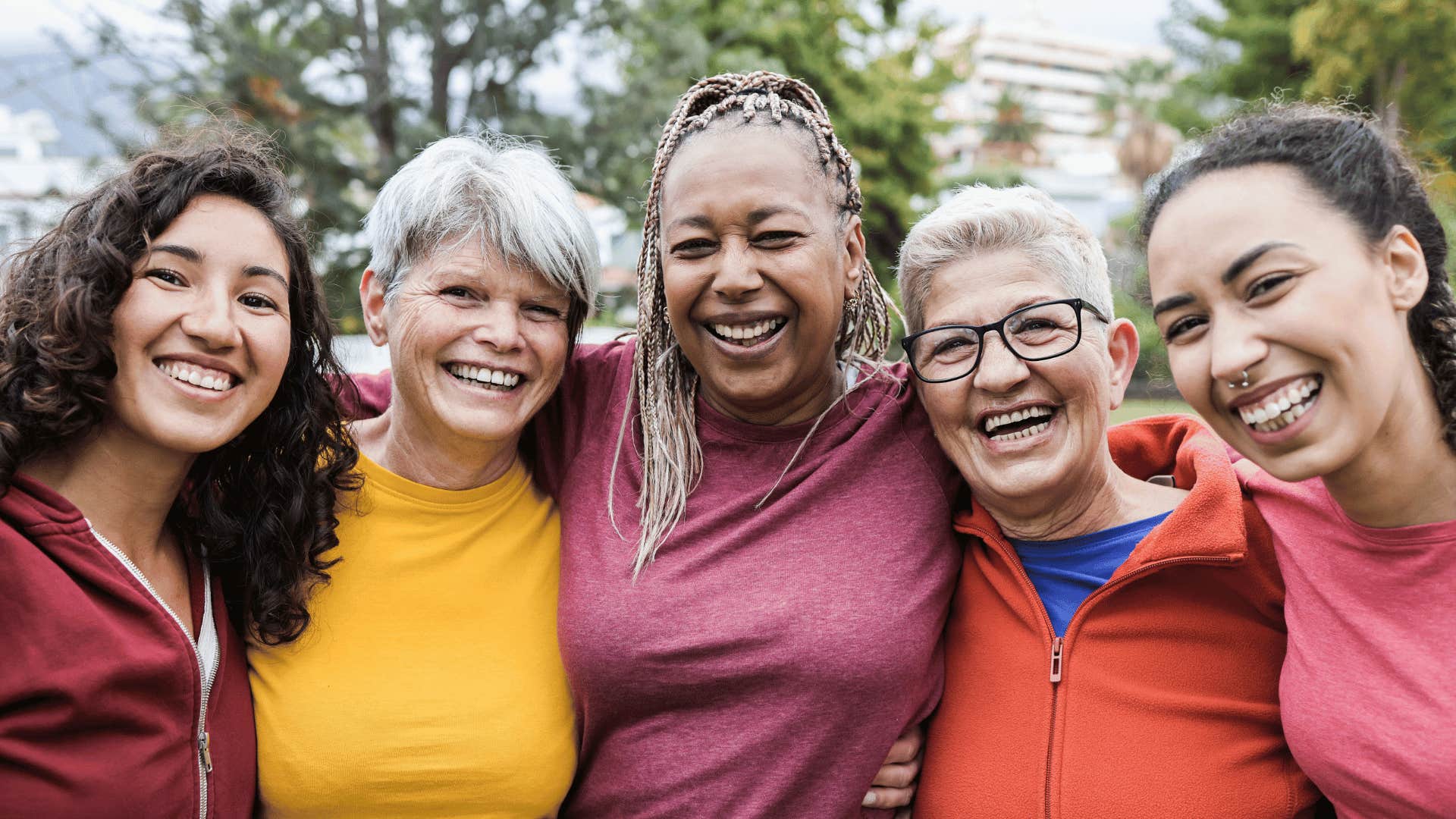 Group of women find joy being together