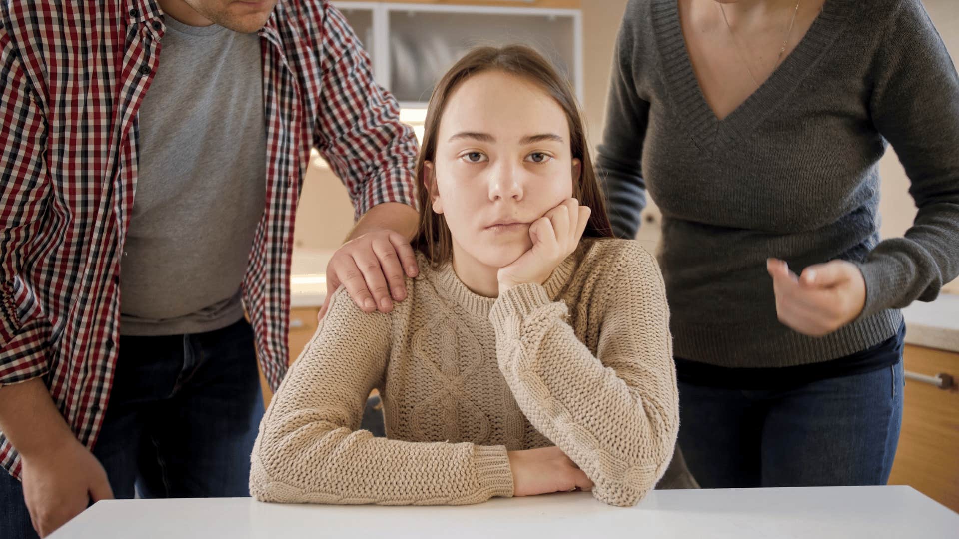 parents pressuring daughter to make choices