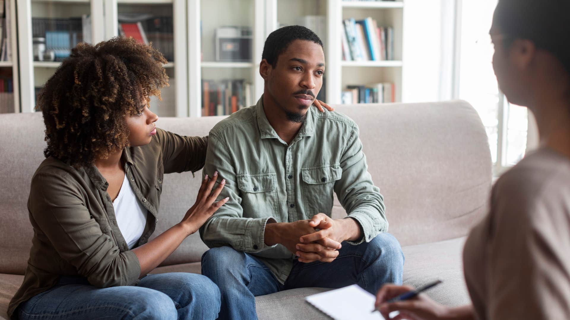 couple in counseling session