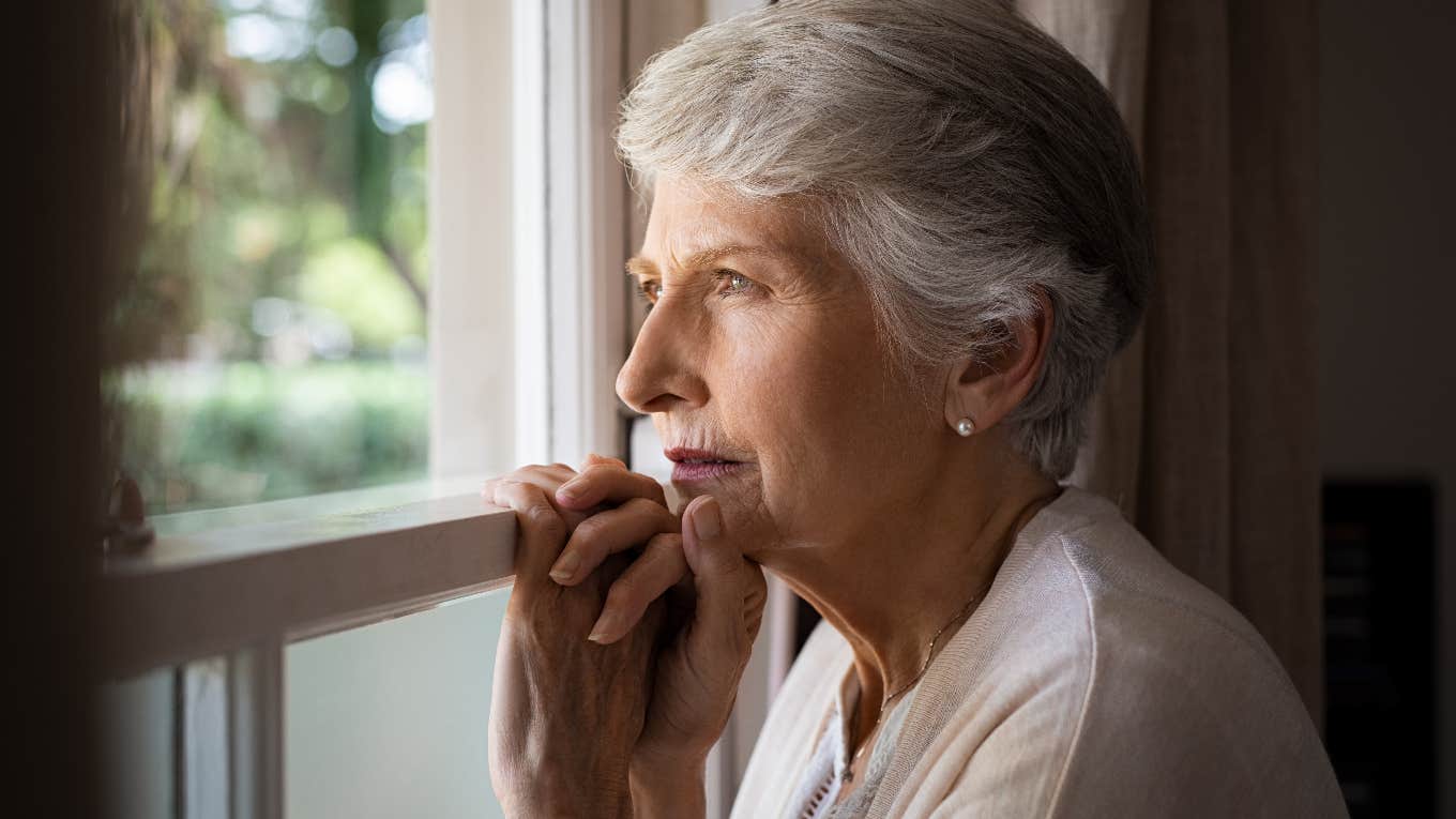 Elderly Woman In Need