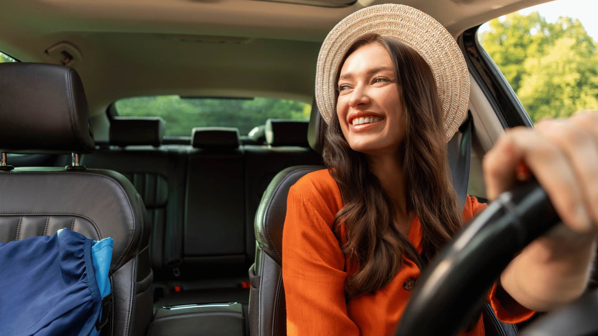 woman driving