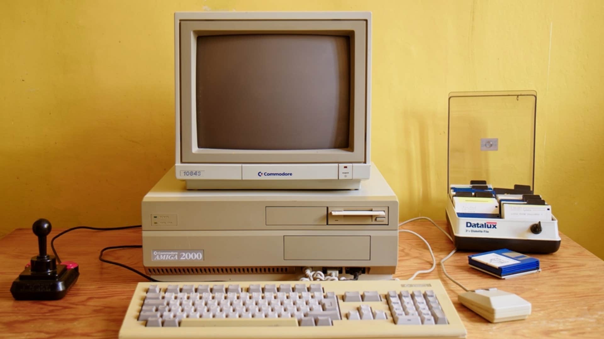 family computer in living room