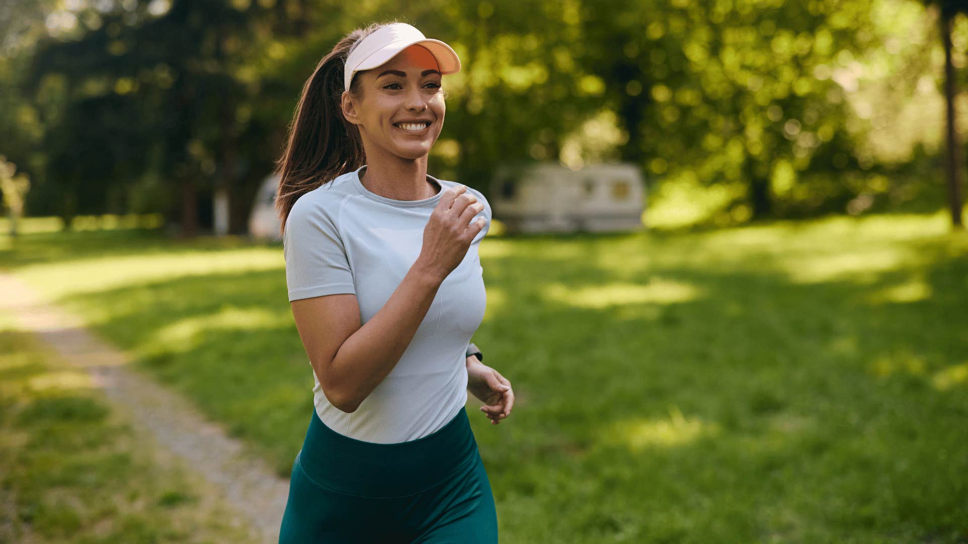 woman running