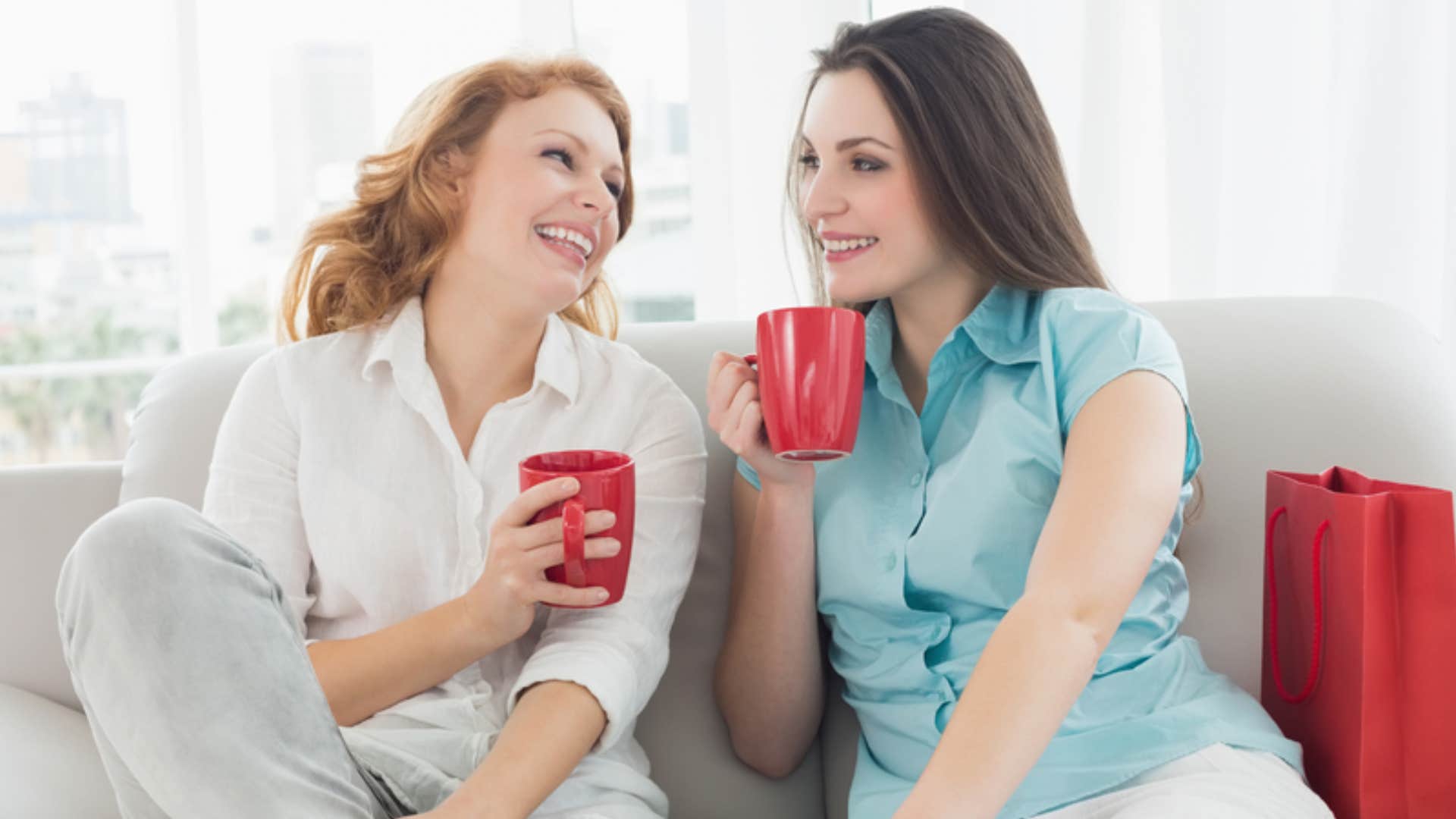 two women having fair conversation