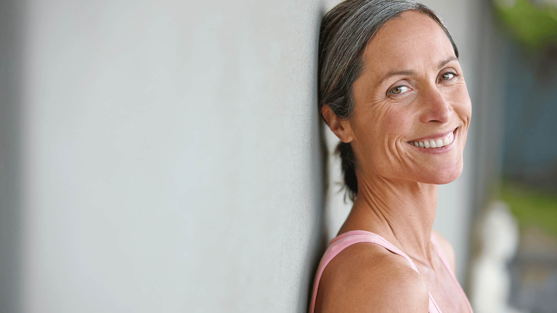 resilient woman smiling