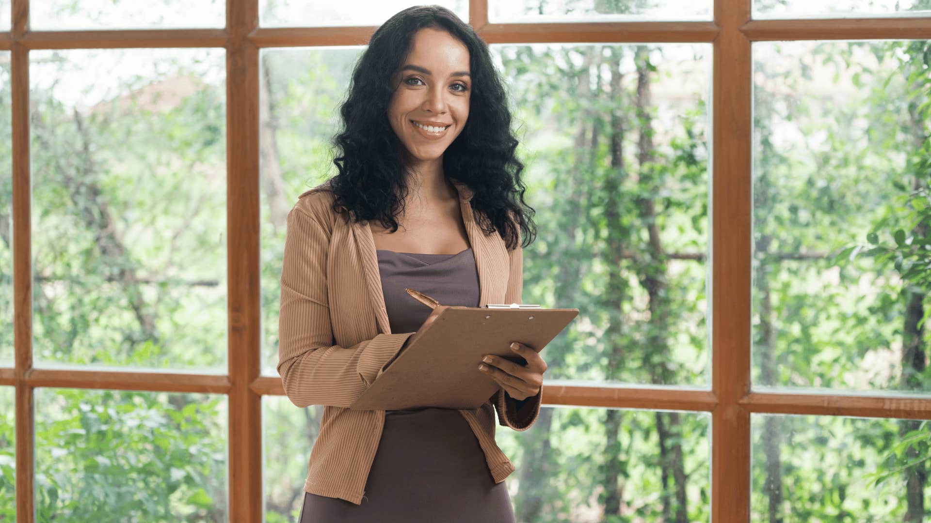 successful woman smiling