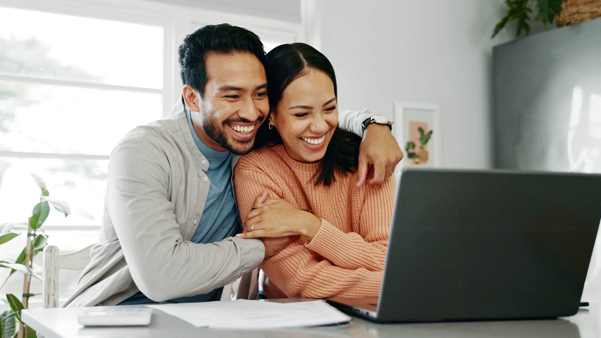 smiling couple 