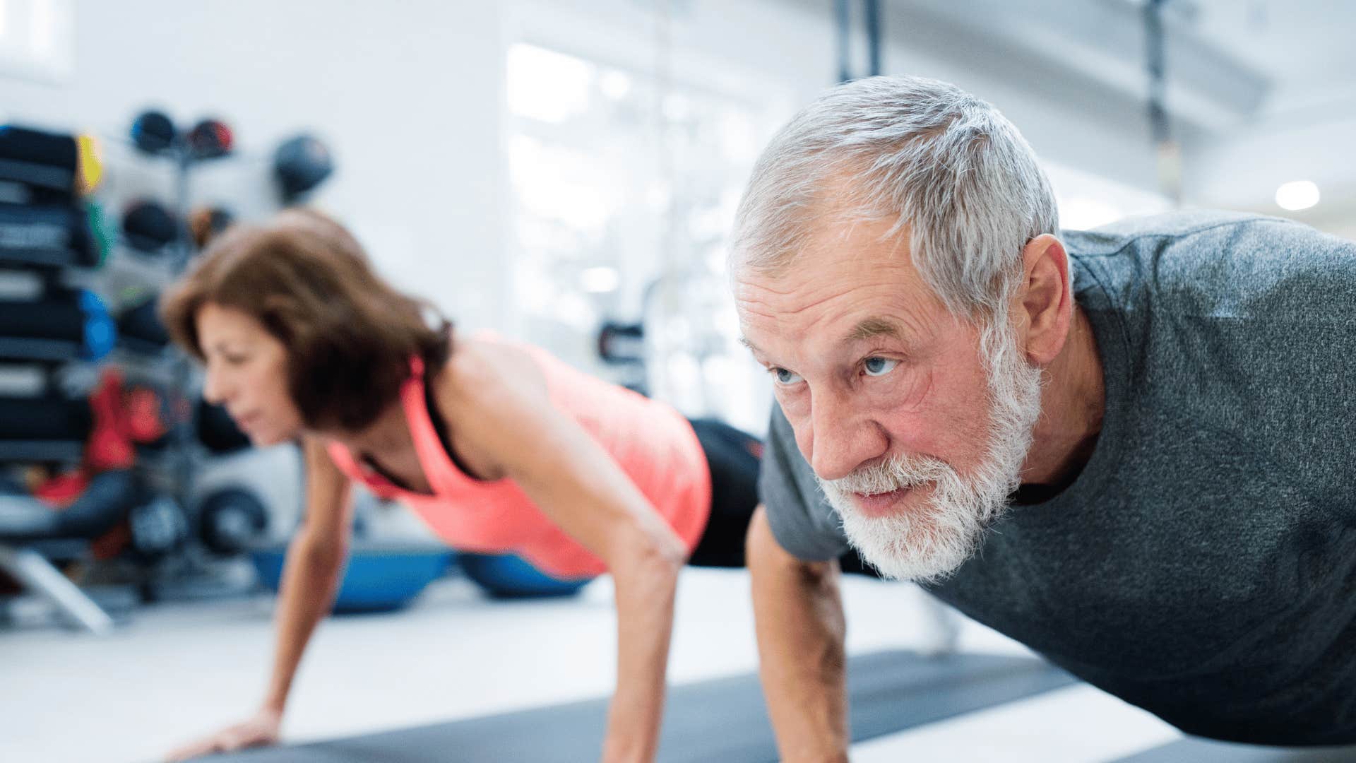 couple working out together