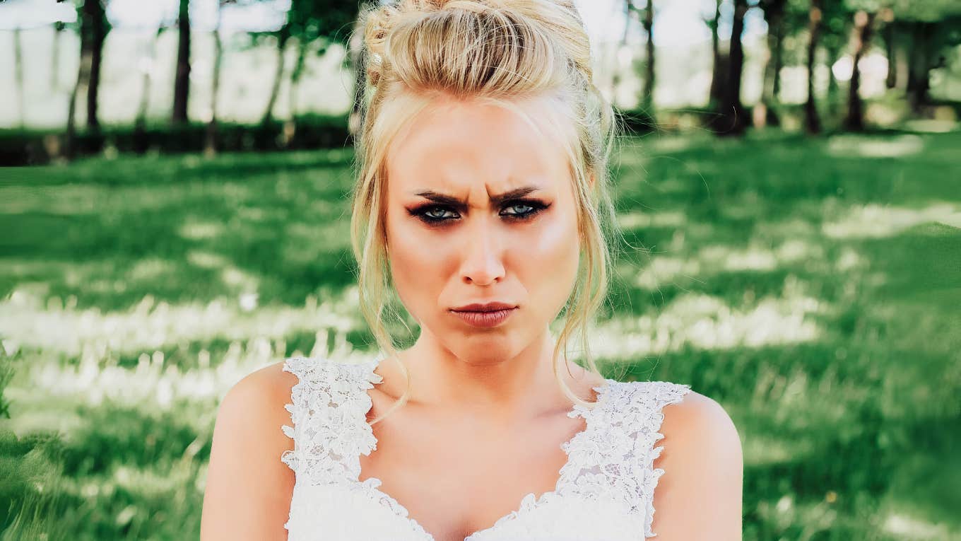 Bride offended at someone being rude at her wedding. 