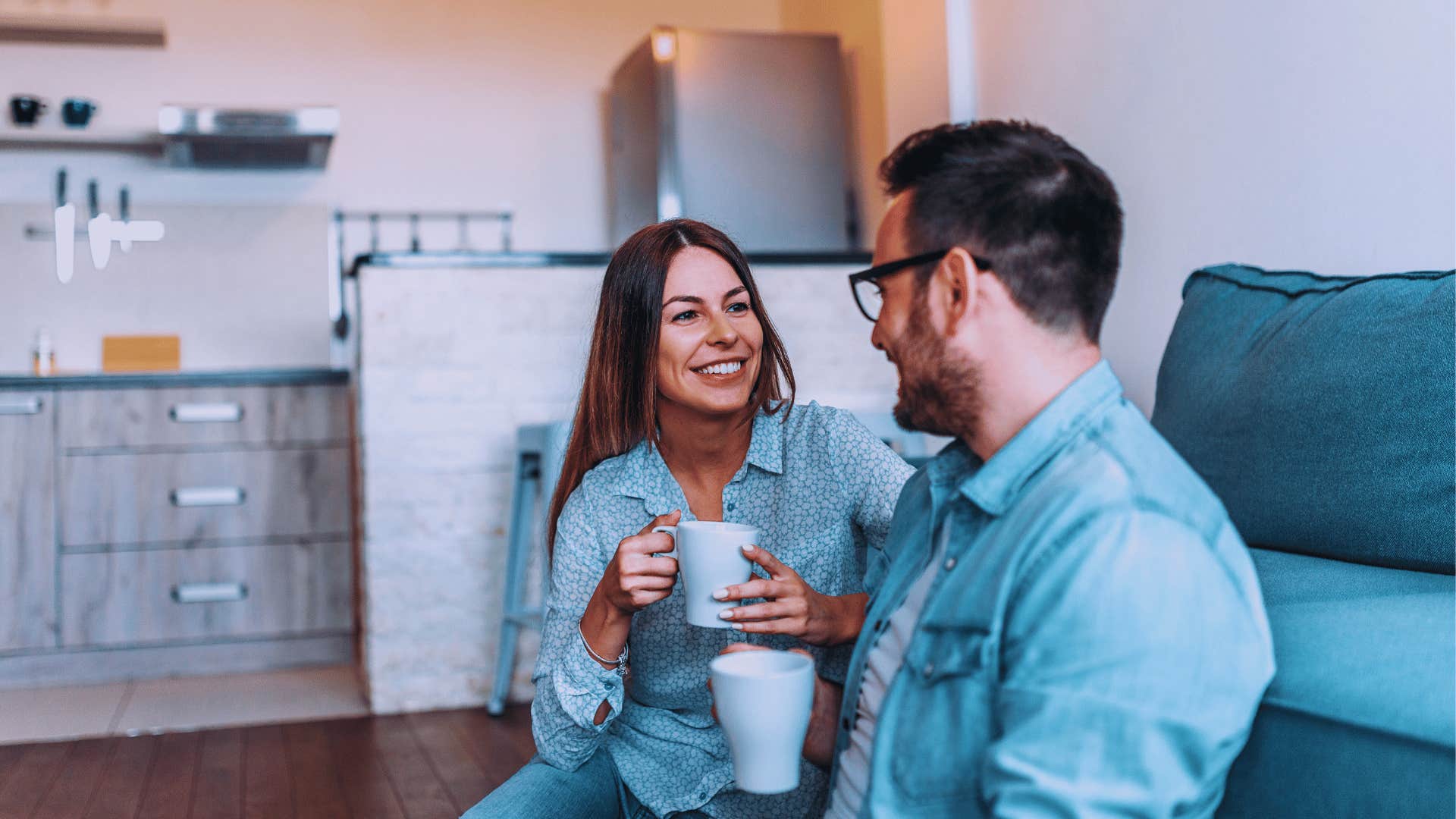 woman talking to man she wants to know more about