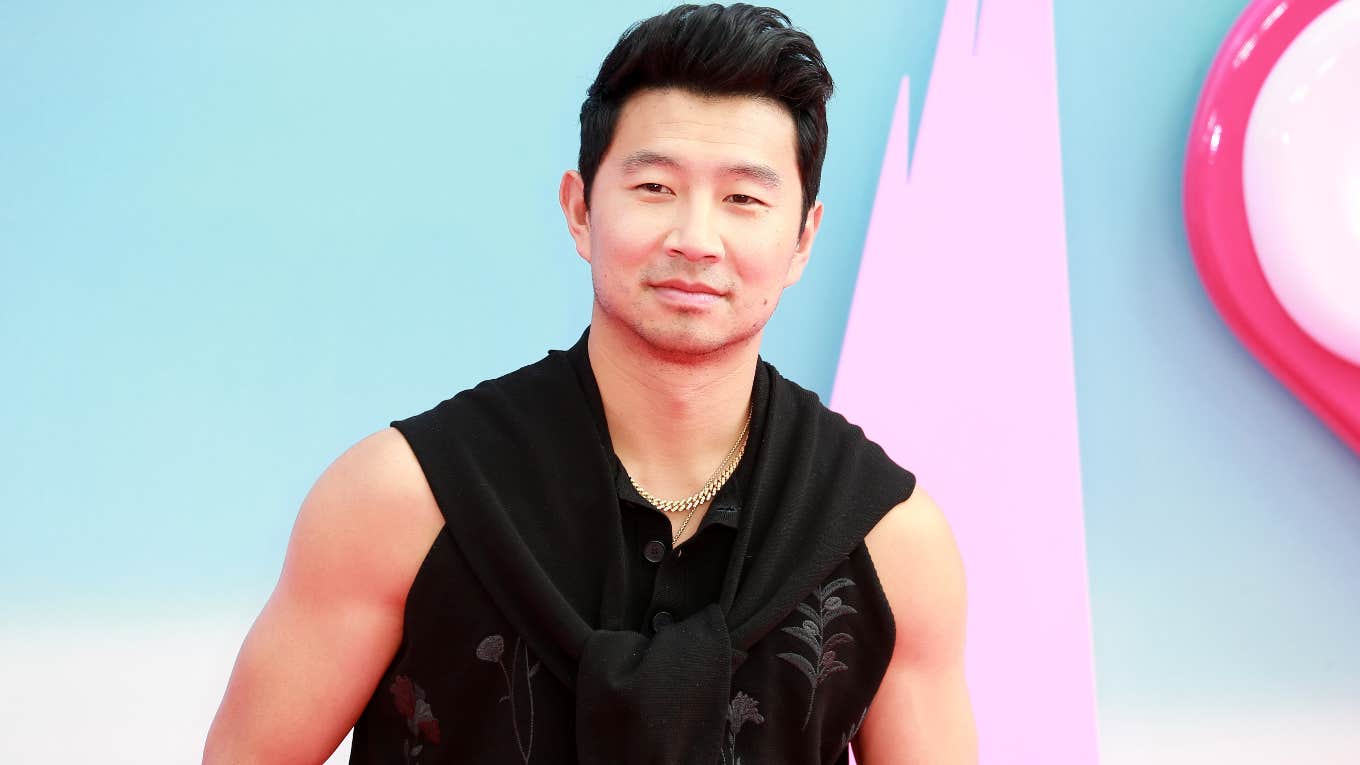 Actor Simu Liu at the "Barbie" premiere 