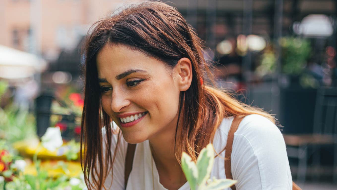 Woman masters the skills to be popular with people.