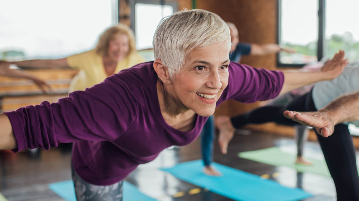 Woman masters skills to remain healthy as she ages.