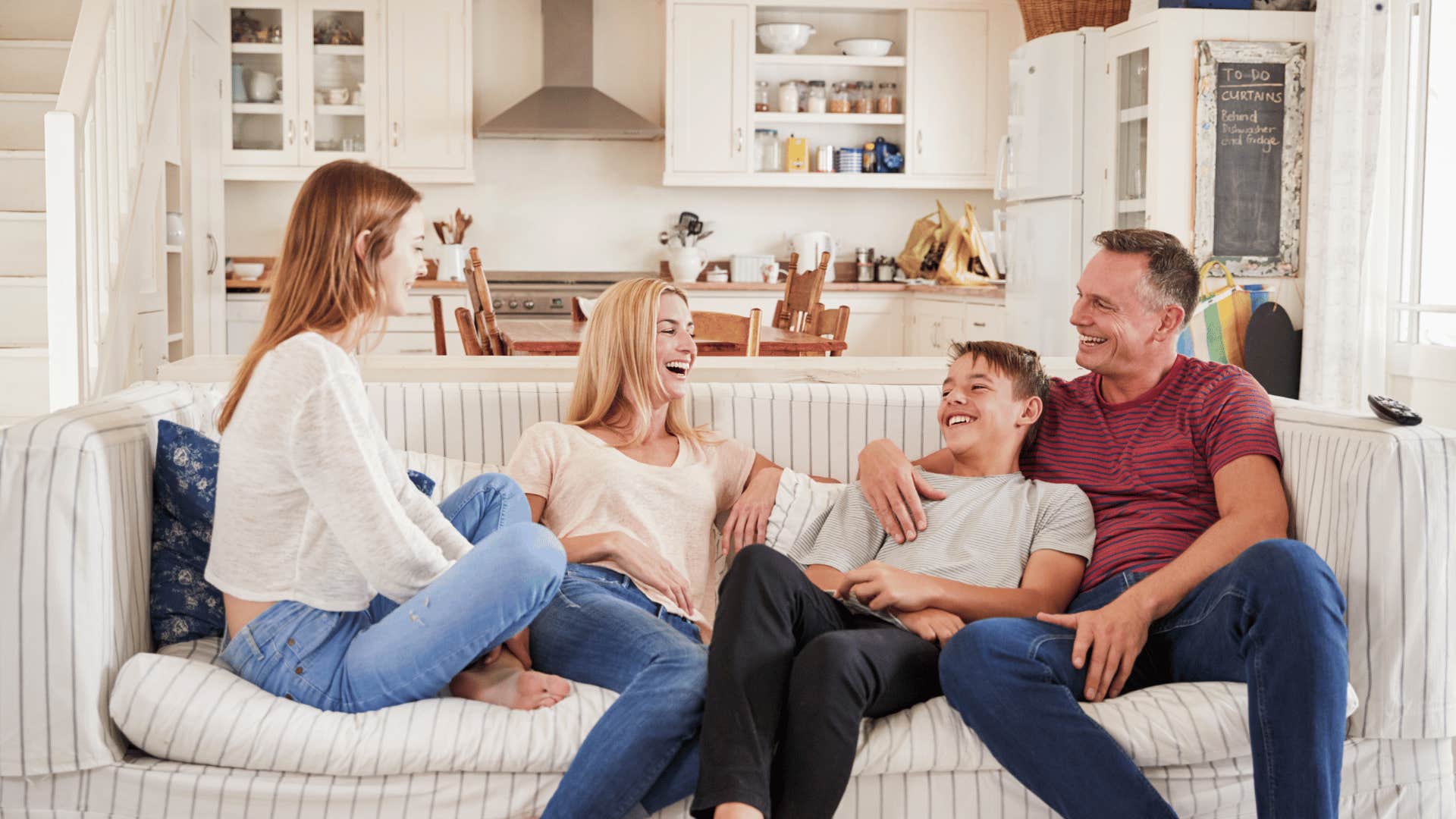 kids attending family meeting