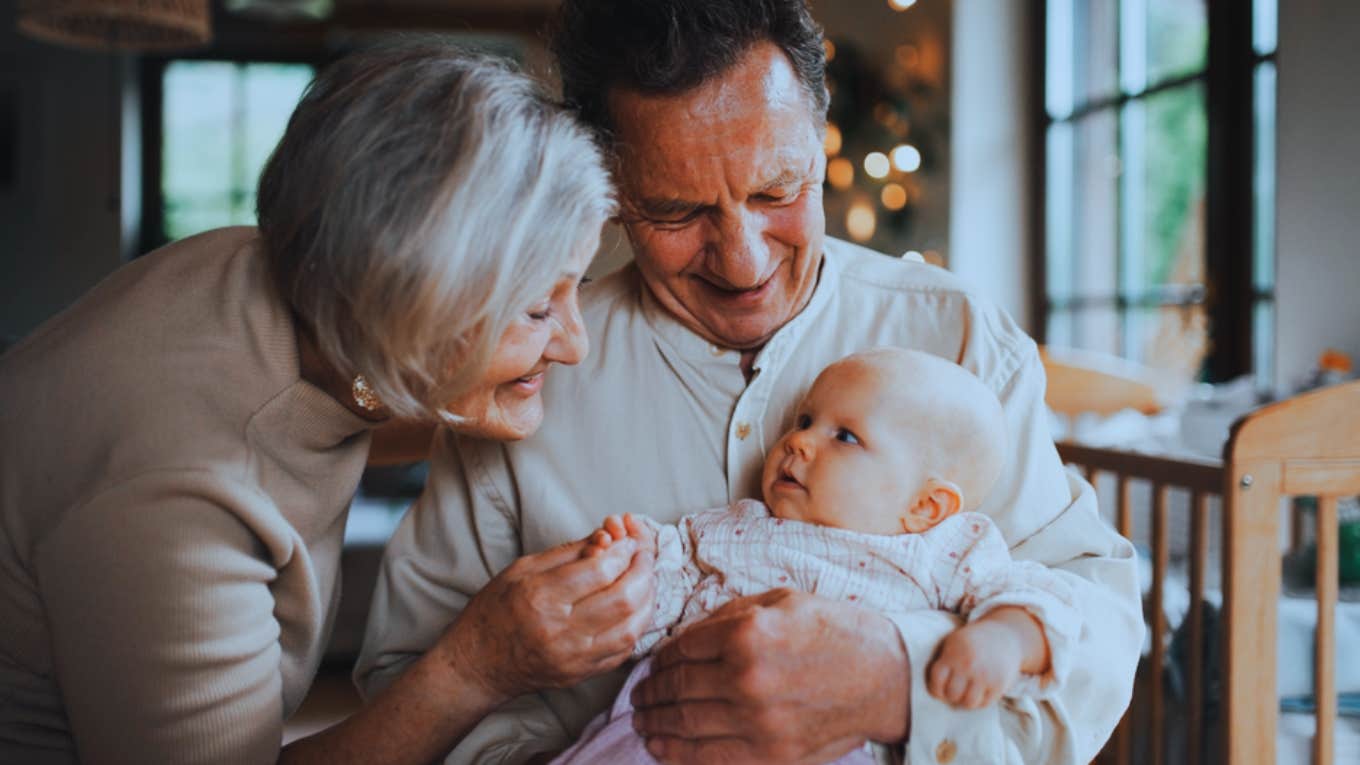 grandparents and baby 