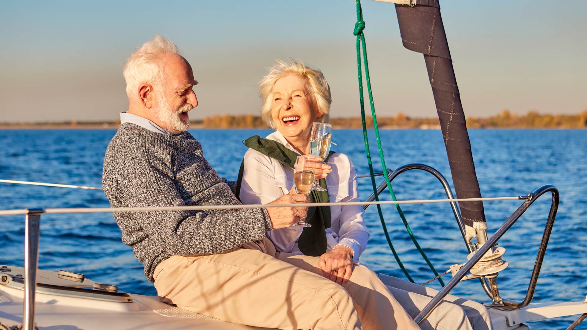 boomer couple on a cruise