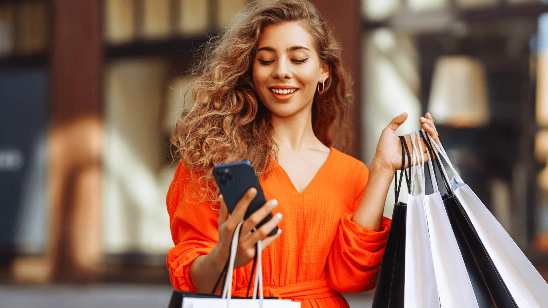 woman shopping