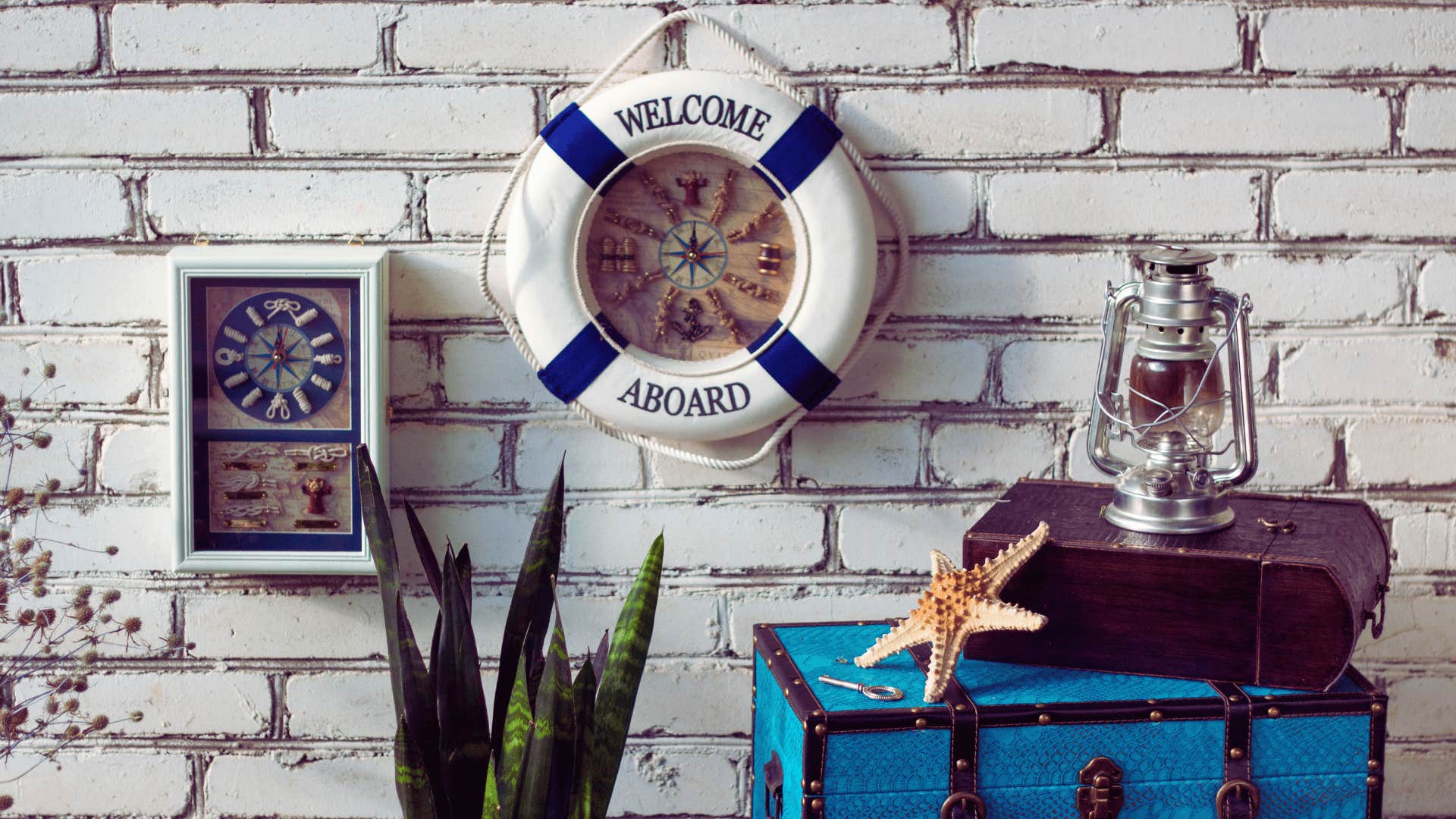 beach themed bathroom