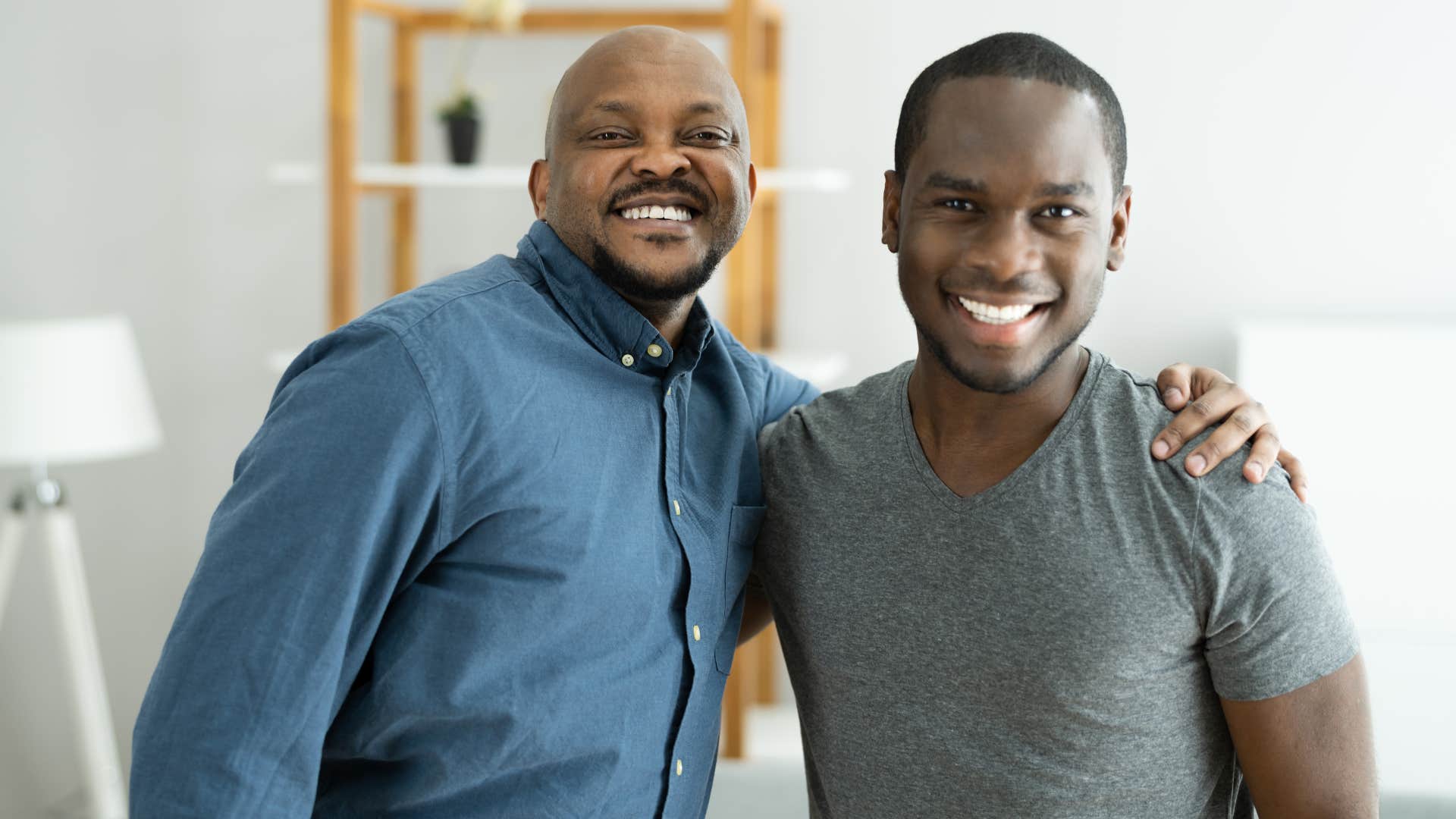 father and son spending time together