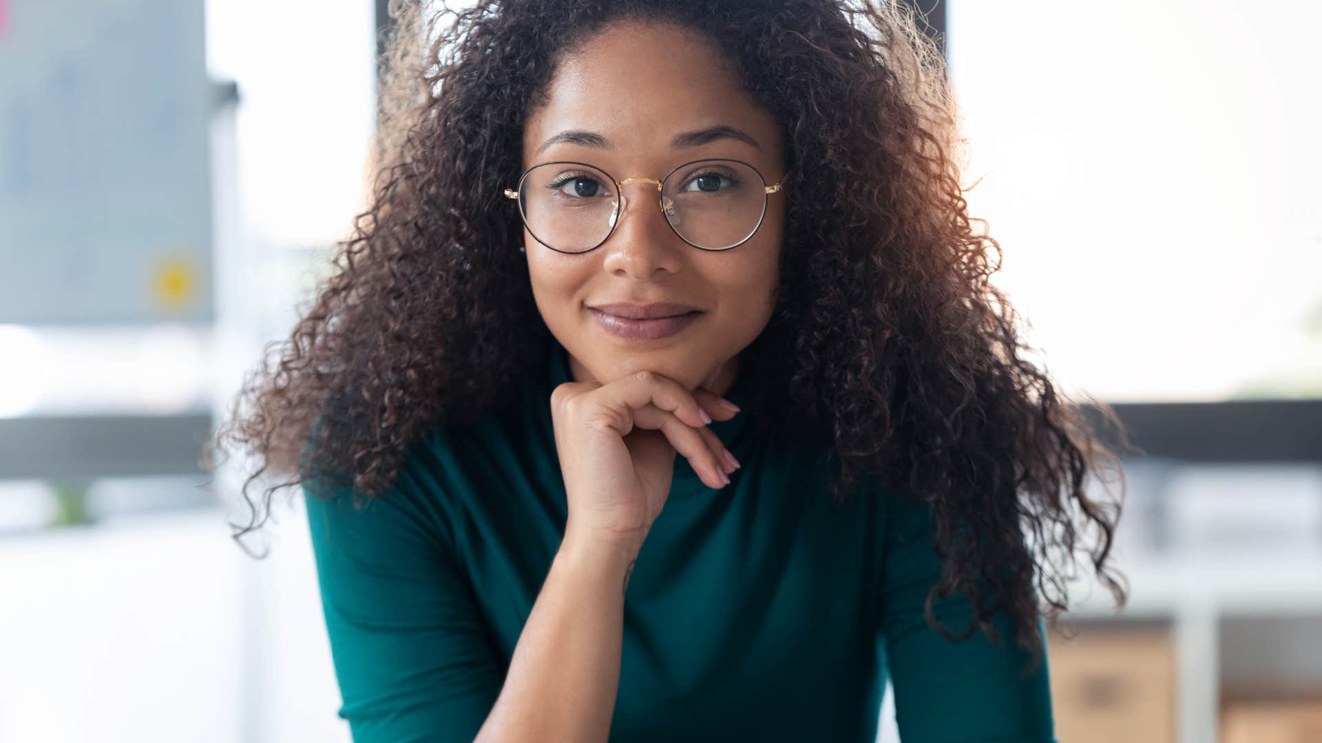 woman being curious while meeting someone