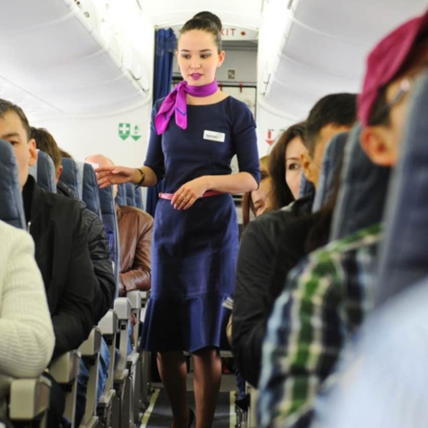 young flight attendant 