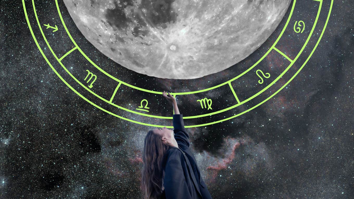 woman reaching for the moon zodiac signs fated abundance january 5, 2025