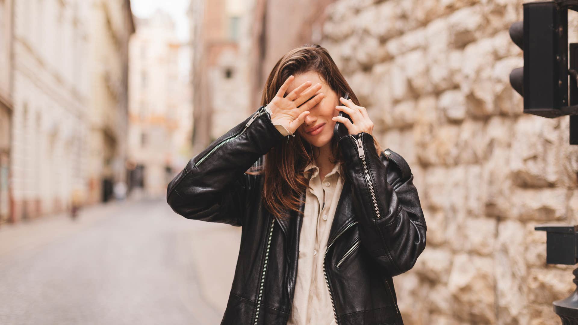 Upset young woman thinking about her problems