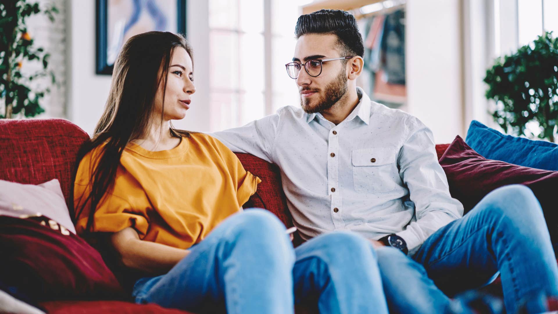 man trying to offer his two cents to conversation