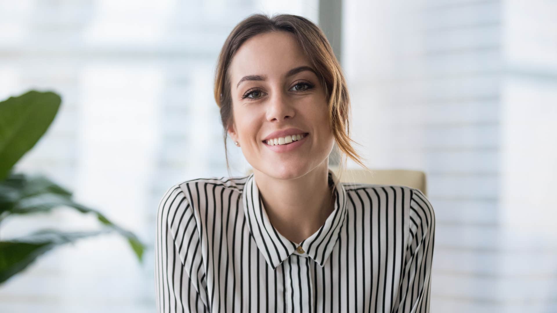 smiling businesswoman