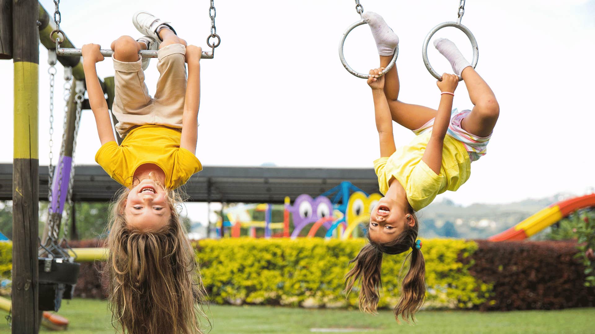 girls taking part in unstructured play