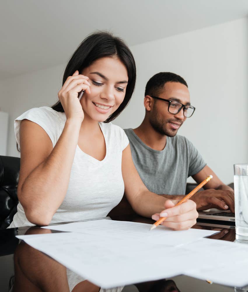 couple working remotely