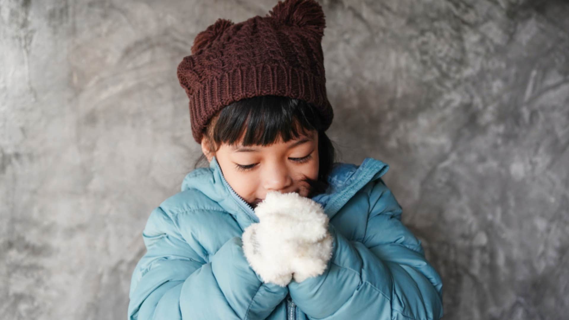 child that is feeling cold 