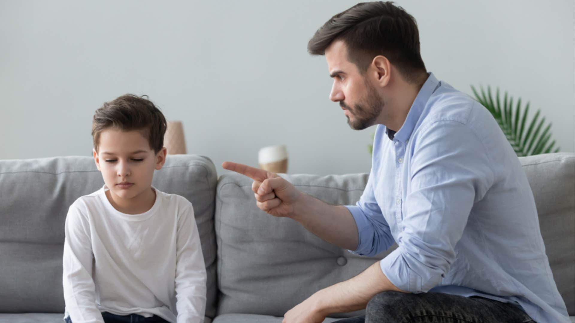 dad telling son he should know better 