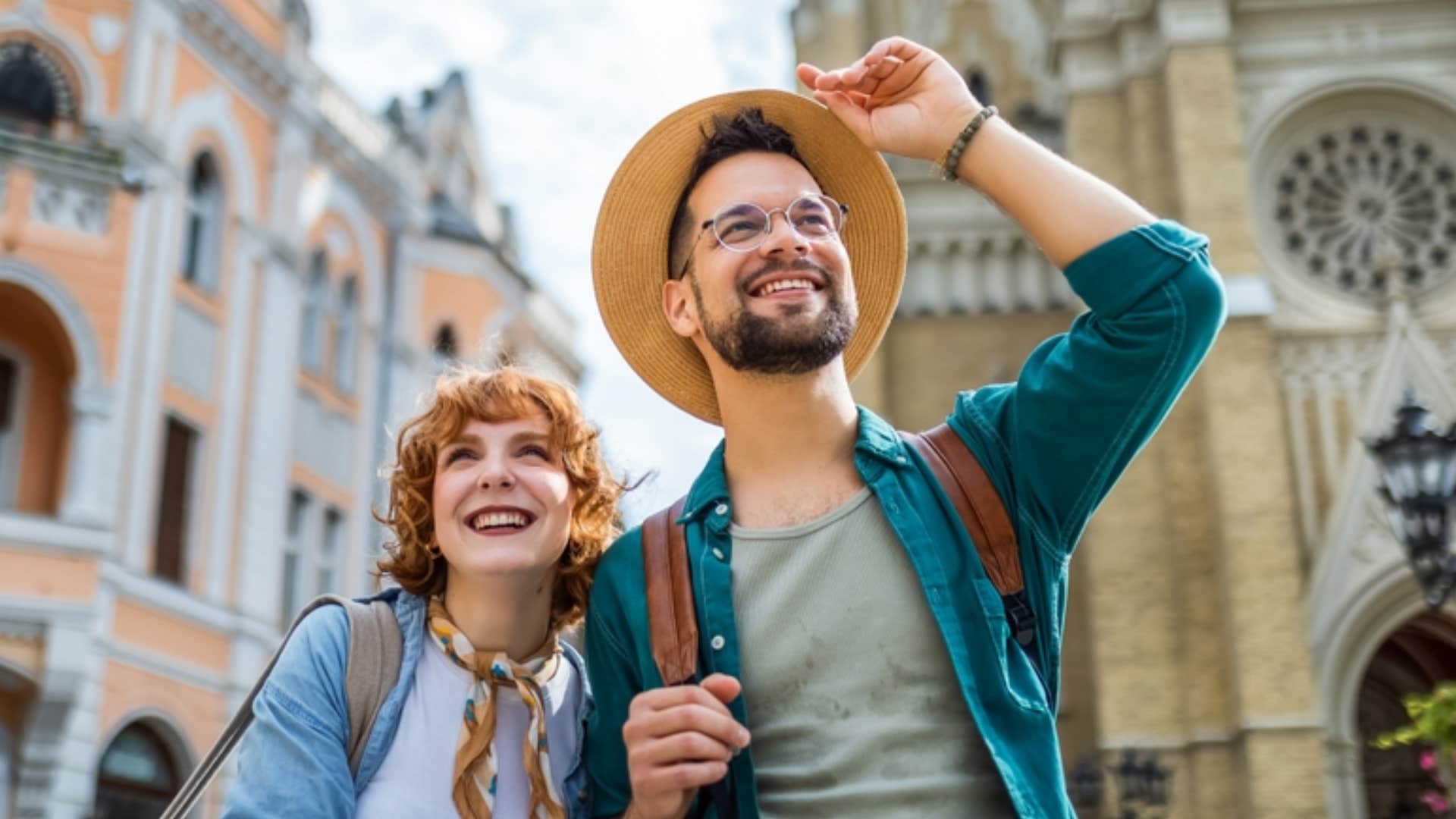 couple on vacation 