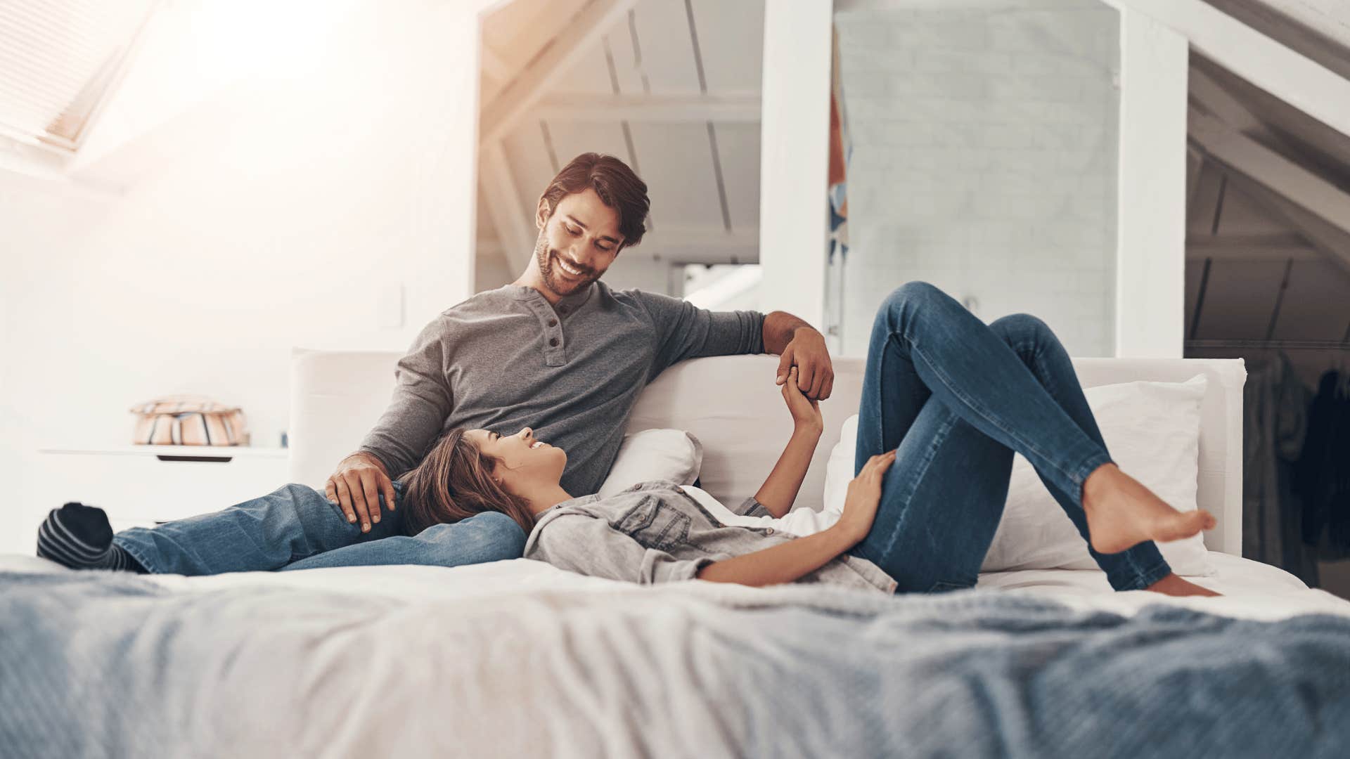 couple on bed