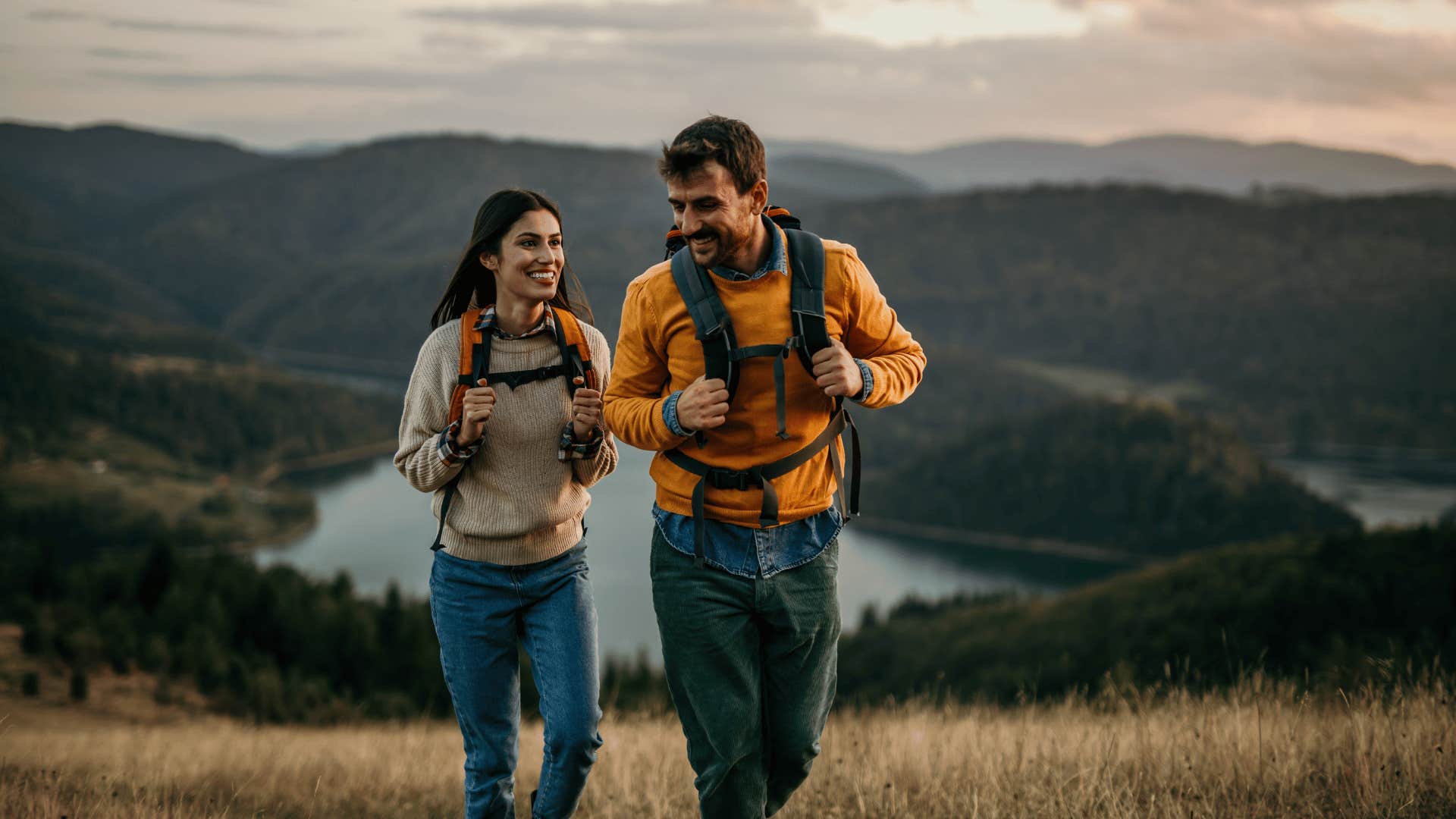 couple hiking