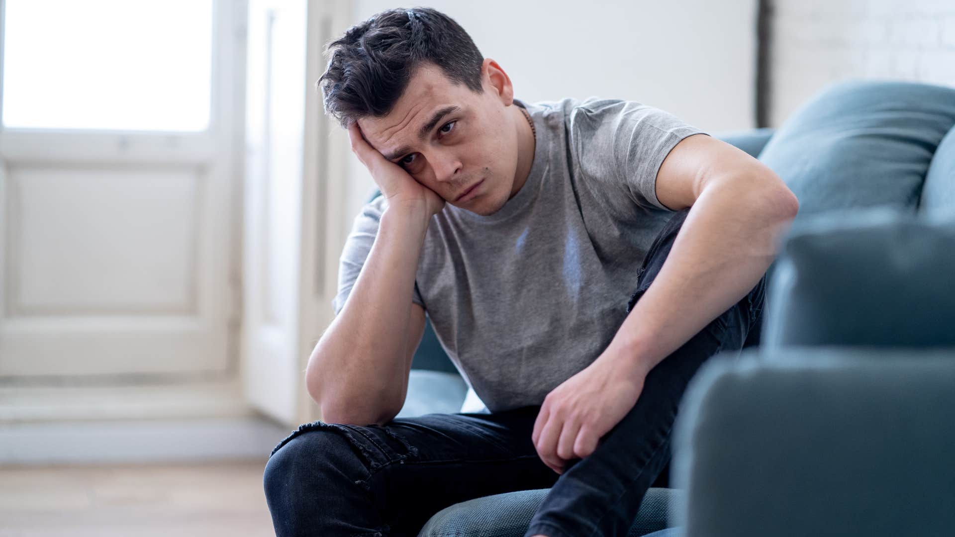 Depressed man who didn't know the critical fact that mental health is important