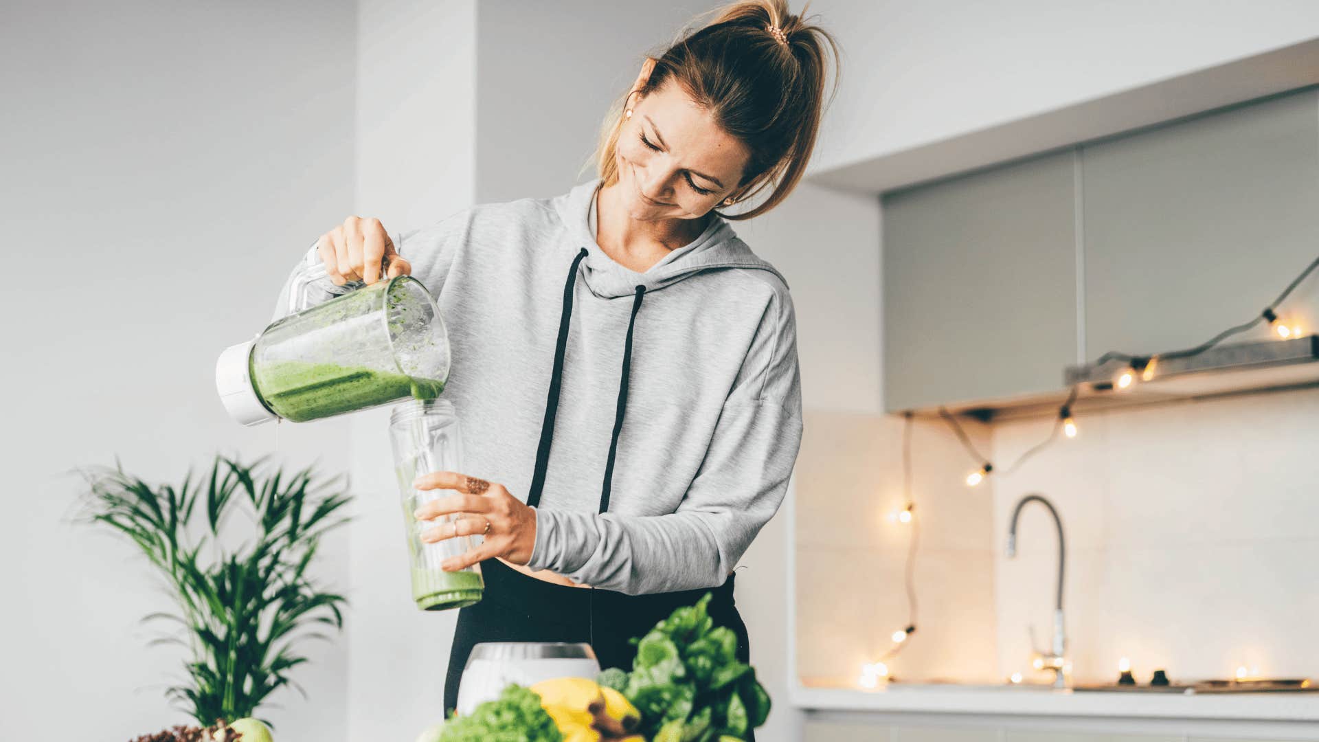 woman juicing