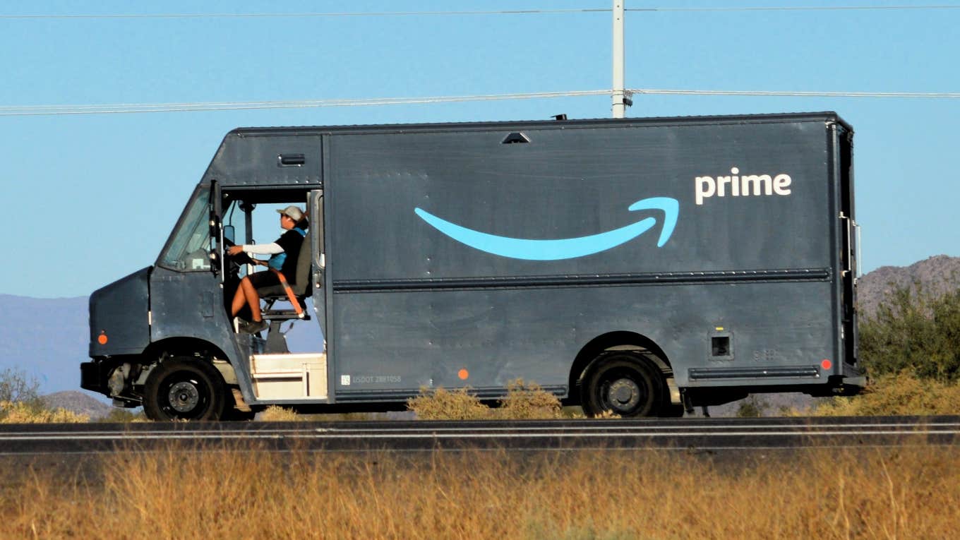 Amazon delivery truck