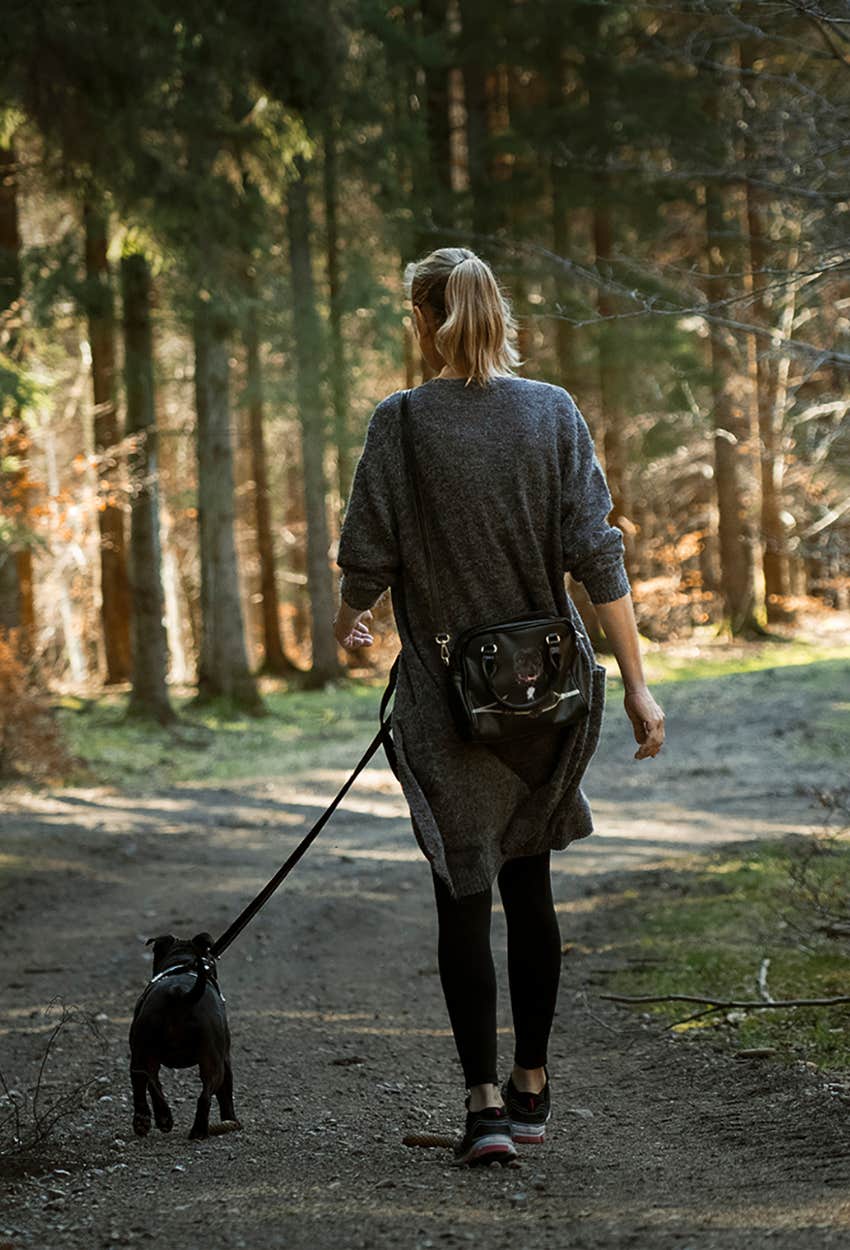 woman dreaming of dog means financial success is close