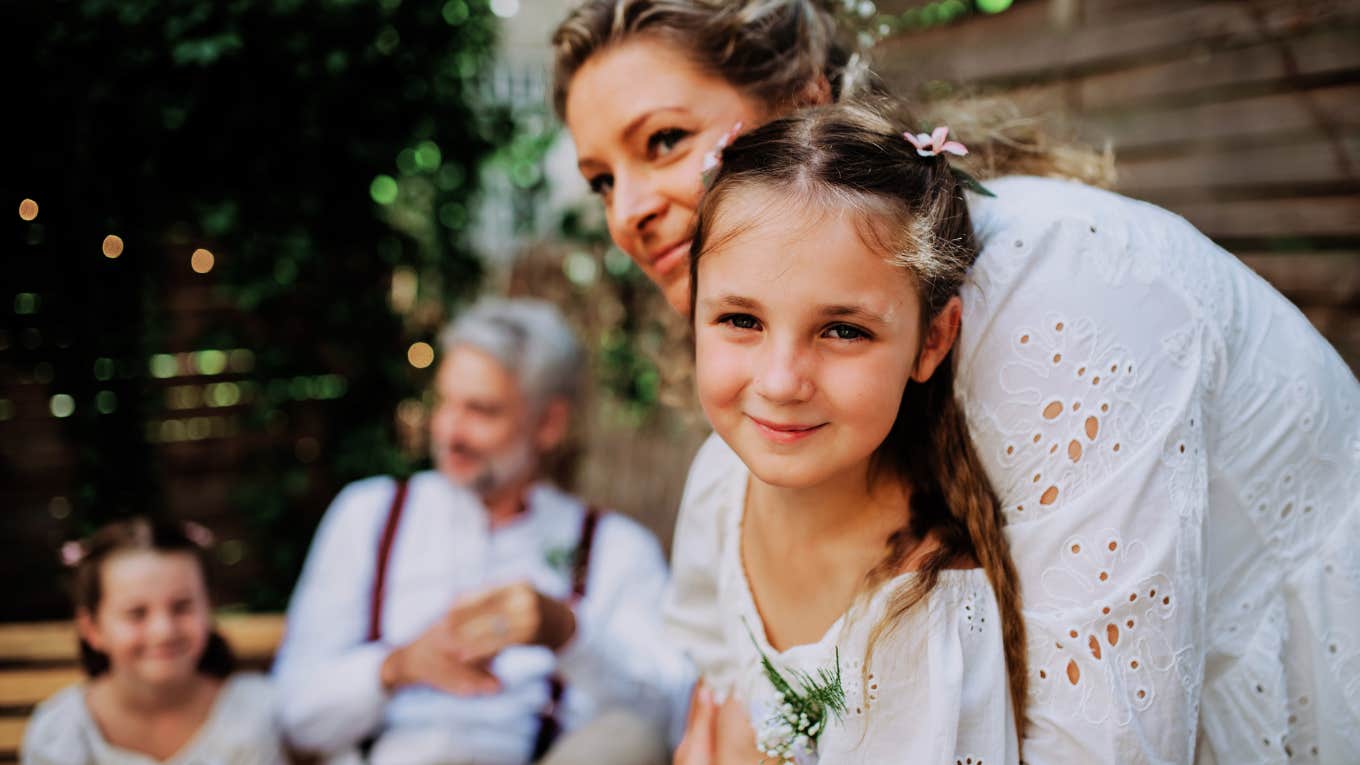 Kids at a wedding. 