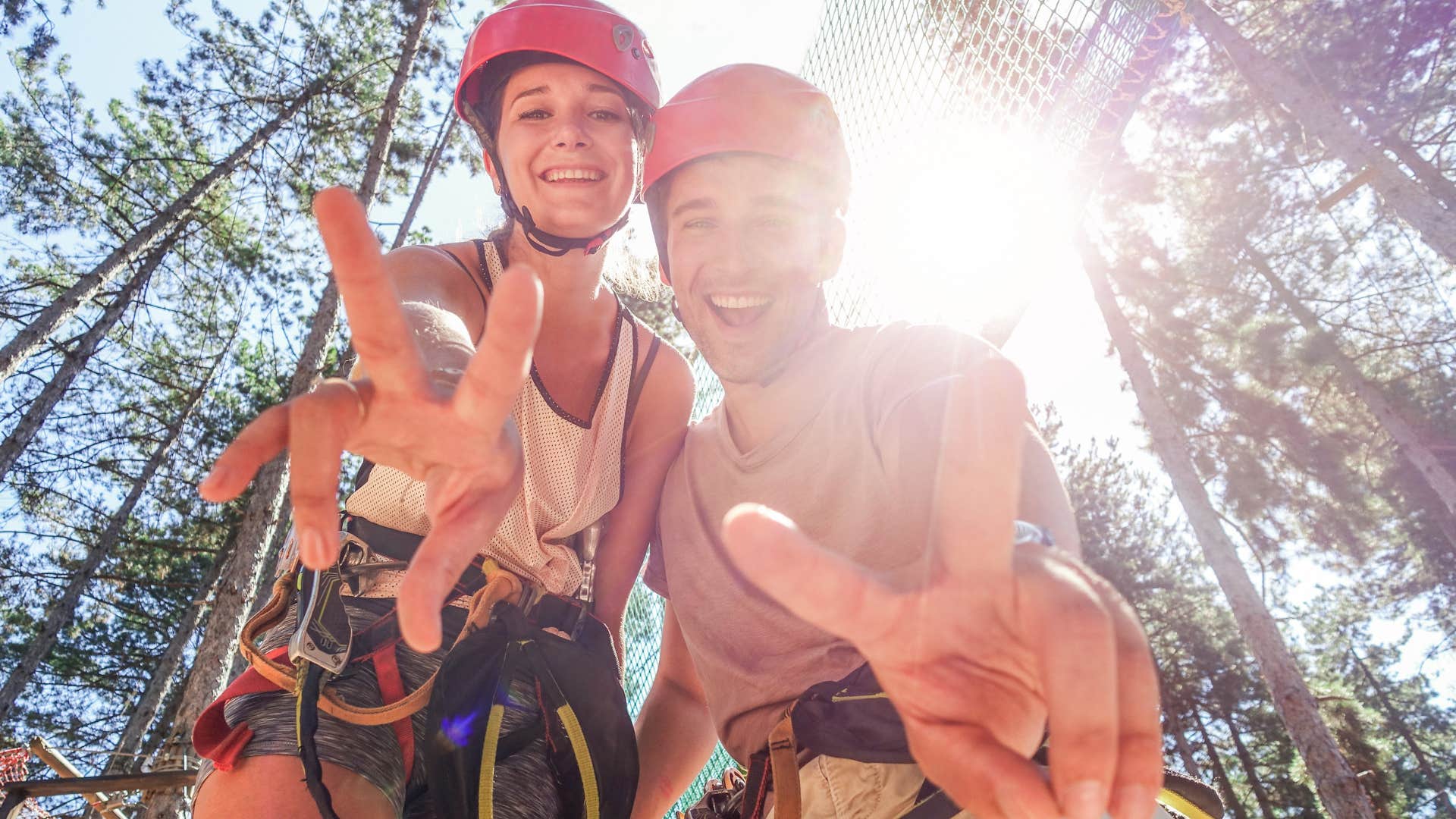 Couple manages stress with healthy coping mechanisms