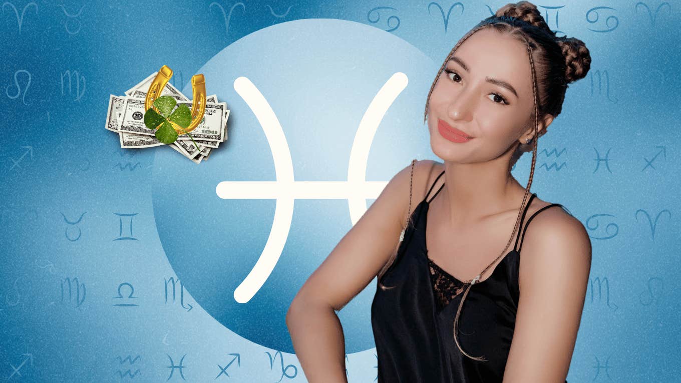 woman luck favors zodiac signs pisces season february 18 - march 20, 2025