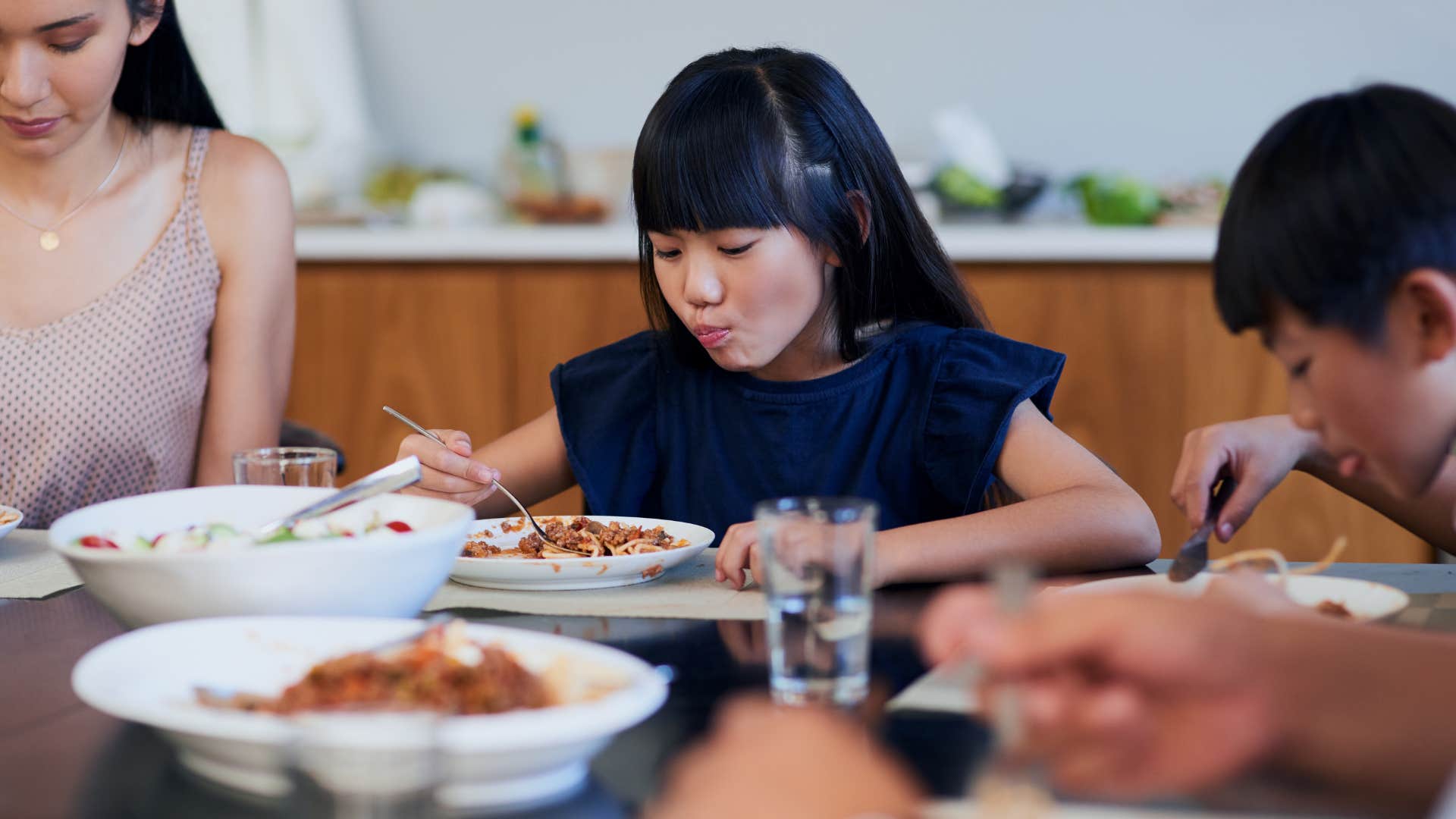 two little children never forced to finish every bite on your plate