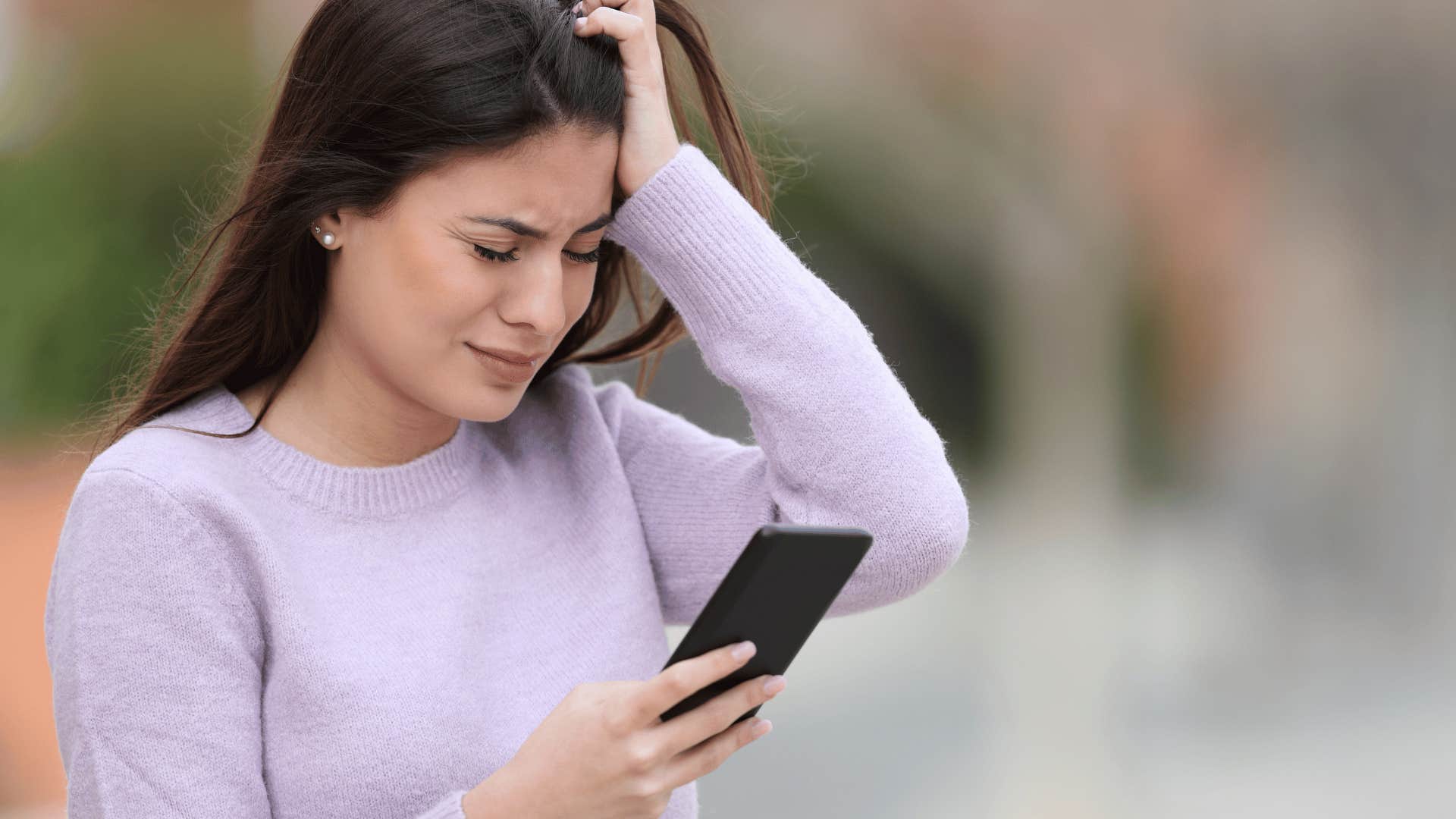 woman complaining something is not fair