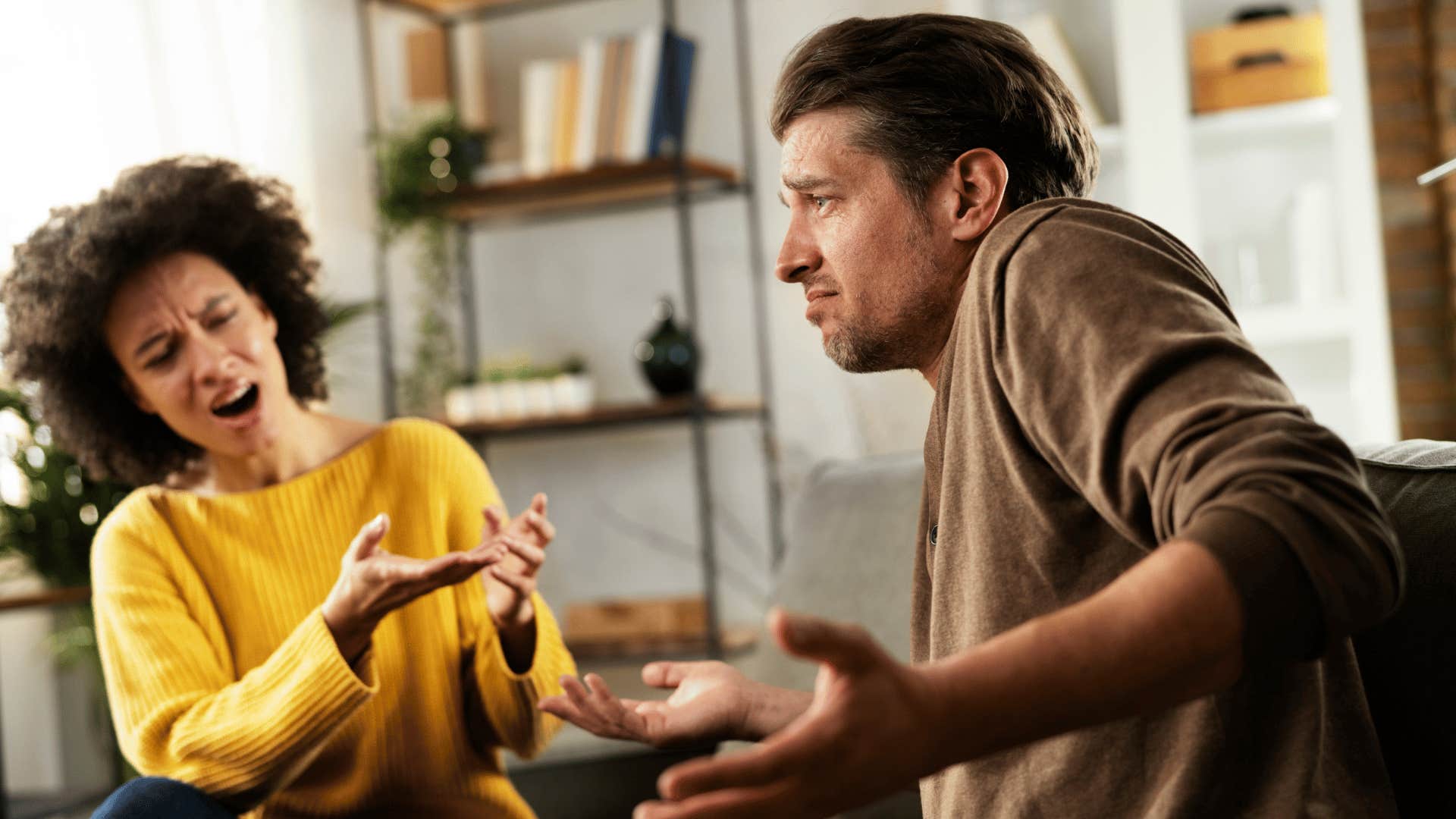 woman comparing her husband to others in fight