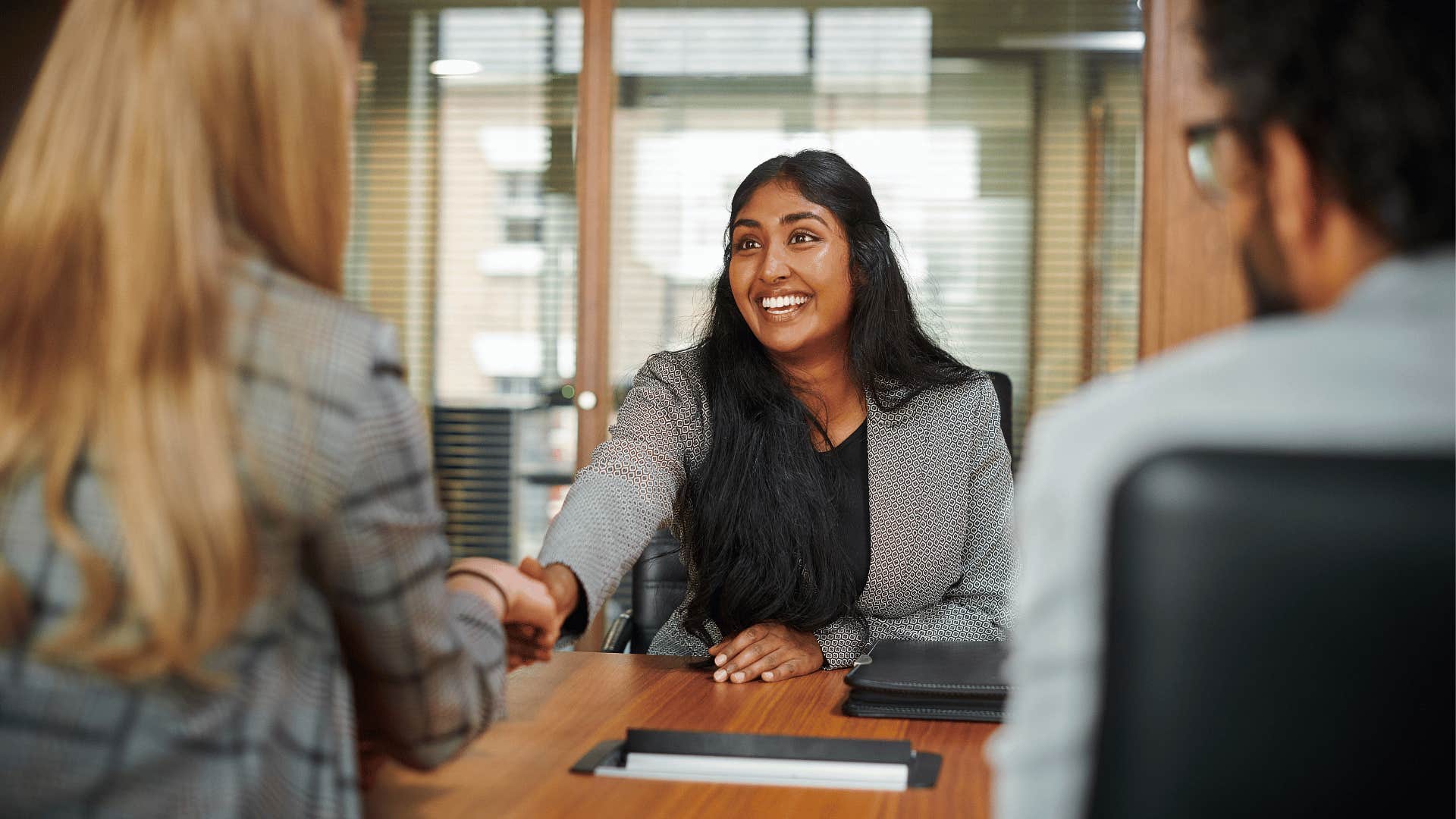 Gen Z woman on a job interview