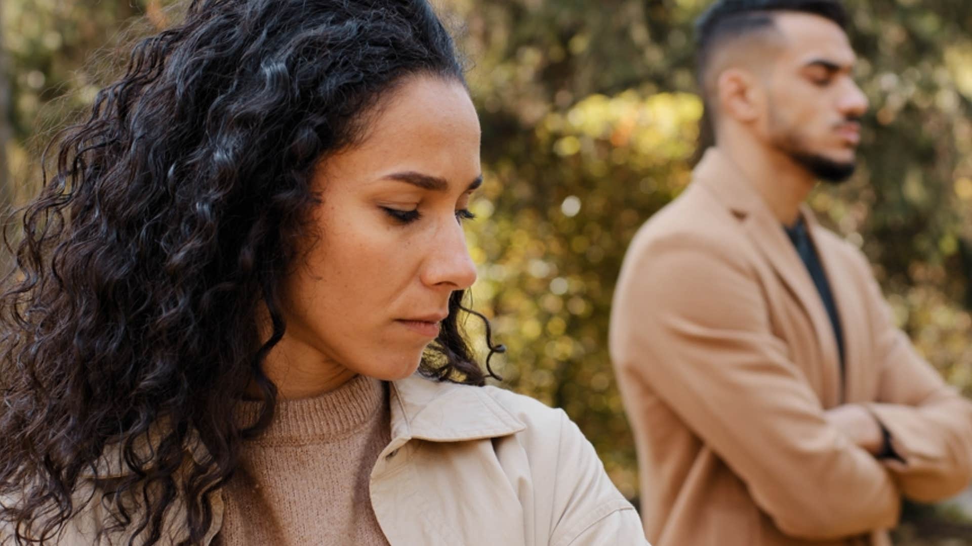 woman involved in drama and conflict